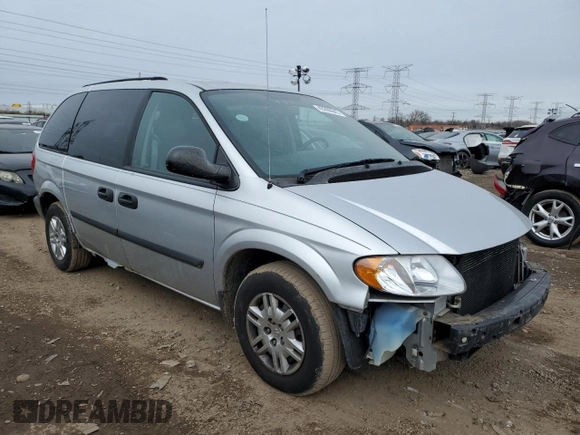 2006 Dodge Caravan SE z VIN 1D4GP25R06B648211, wystawiony jako Copart lot #43266645 z przebiegiem 98 754 mil mil oraz Szkoda całkowita • Salvage title. Historia ofert i sprzedaży dostępna na DreamBid. Obrazek 4.