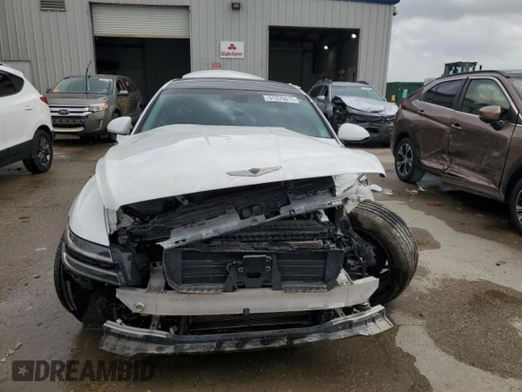 2021 Genesis G80 2.5T z VIN KMTGB4SC6MU067144, wystawiony jako Copart lot #51370875 z przebiegiem Nie podano mil oraz Szkoda całkowita • Salvage title. Historia ofert i sprzedaży dostępna na DreamBid. Obrazek 5.