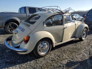 1973 Volkswagen Beetle with VIN 1332475877, listed as a Copart auction lot 87847085 with 2,388 mi miles and Non Repairable. Bid and sale history available at DreamBid. Image 3.