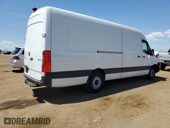 2022 Mercedes-Benz Sprinter with VIN W1Y4EDHY3NT114743, listed as a Copart auction lot 64815494 with Not Provided miles and Salvage Title. Bid and sale history available at DreamBid. Image 3.