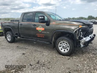 2023 Chevrolet Silverado 3500HD Work Truck with VIN 1GC4YSE75PF159678, listed as a Copart auction lot 65063784 with 34,408 mi miles and Salvage Title. Bid and sale history available at carsss.com. Image 4.