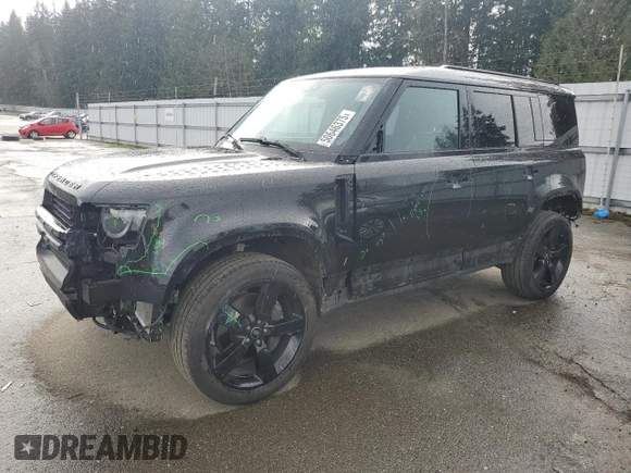2020 Land Rover Defender HSE with VIN SALE9EEU6L2025605, listed as a Copart auction lot 50646375 with 37,846 mi miles and Salvage title. Bid and sale history available at DreamBid. Image 1.