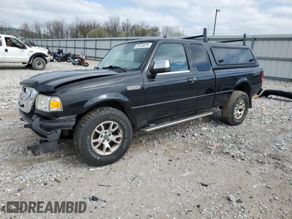2010 Ford Ranger XLT with VIN 1FTLR4FE7APA22339, listed as a Copart auction lot 51016975 with 284,274 mi miles and Salvage Title. Bid and sale history available at DreamBid. Image 1.