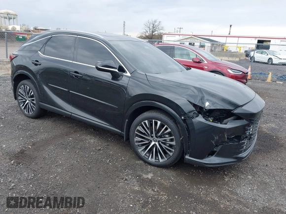 2023 Lexus RX 350 with VIN 2T2BAMCA1PC015877, listed as a IAAI auction lot 42030702 with 17,147 mi miles and . Bid and sale history available at DreamBid. Image 1.