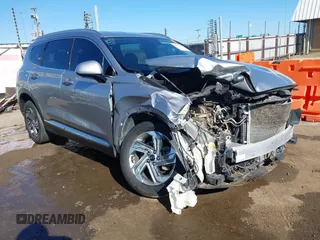 2021 Hyundai Santa Fe SEL z VIN 5NMS24AJ1MH356058, wystawiony jako IAAI lot #41800474 z przebiegiem 82 438 mil mil oraz . Historia ofert i sprzedaży dostępna na DreamBid. Obrazek 1.