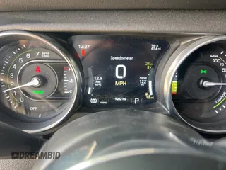 2023 Jeep Wrangler Sahara with VIN 1C4JJXP65PW627241, listed as a Copart auction lot 55661585 with 9,282 mi miles and Clean Title. Bid and sale history available at DreamBid. Image 8.