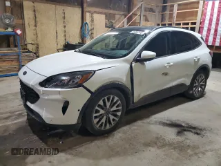 2021 Ford Escape Titanium z VIN 1FMCU9J95MUB26559, wystawiony jako Copart lot #49305745 z przebiegiem 81 165 mil mil oraz Szkoda całkowita • Salvage title. Historia ofert i sprzedaży dostępna na DreamBid. Obrazek 1.