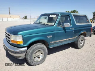 1996 Ford Bronco XL with VIN 1FMEU15N4TLB84331, listed as a Copart auction lot 55642465 with 204,915 mi miles and Clean Title. Bid and sale history available at carsss.com. Image 1.