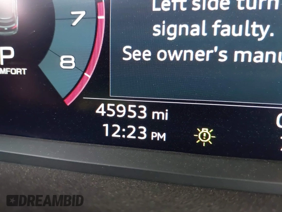 2023 Audi Q3 S line Premium with VIN WA1DECF37P1037177, listed as a IAAI auction lot 42124532 with 45,953 mi miles and . Bid and sale history available at DreamBid. Image 16.