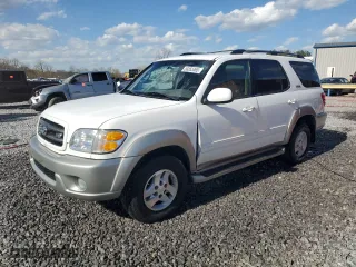 2003 Toyota Sequoia SR5 with VIN 5TDZT34A93S203716, listed as a Copart auction lot 50355365 with 276,962 mi miles and Salvage Title. Bid and sale history available at carsss.com. Image 1.
