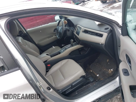 2016 Honda HR-V EX-L w/Navi with VIN 3CZRU6H74GM750874, listed as a IAAI auction lot 41990697 with 115,474 mi miles. Bid and sale history available at carsss.com. Image 5.