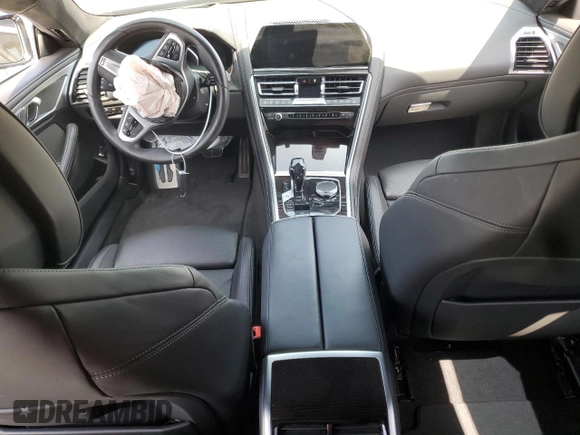 2020 BMW 8 Series M850i with VIN WBAGV8C01LCE50737, listed as a Copart auction lot 58318665 with Not provided miles and Salvage title. Bid and sale history available at DreamBid. Image 8.