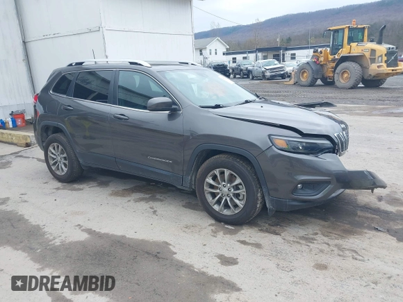 2021 Jeep Cherokee Altitude with VIN 1C4PJMLBXMD148283, listed as a IAAI auction lot 41956141 with 49,115 mi miles. Bid and sale history available at carsss.com. Image 1.