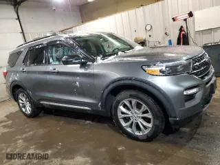 2022 Ford Explorer XLT with VIN 1FMSK8DH3NGA03079, listed as a Copart auction lot 49457525 with 39,990 mi miles and Salvage Title. Bid and sale history available at carsss.com. Image 4.