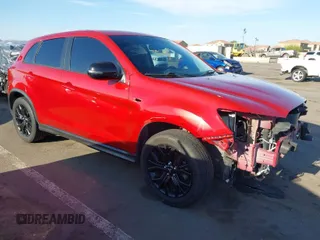 2018 Mitsubishi Outlander Sport ES 2.0 with VIN JA4AP3AU7JZ023396, listed as a IAAI auction lot 42012809 with 125,425 mi miles. Bid and sale history available at carsss.com. Image 1.