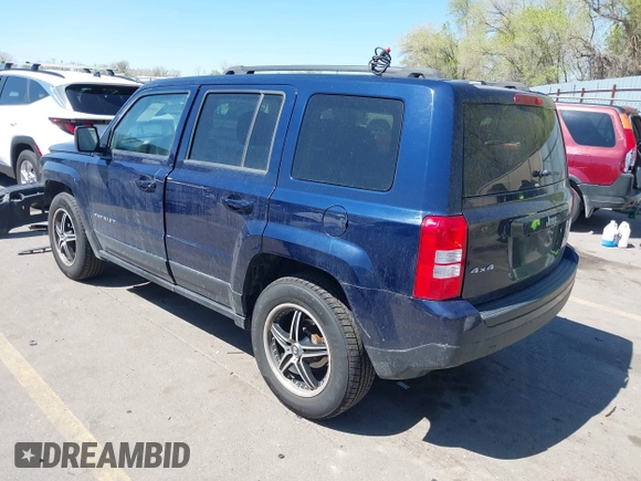 2016 Jeep Patriot Sport with VIN 1C4NJRBBXGD579801, listed as a IAAI auction lot 42040723 with 135,401 mi miles and . Bid and sale history available at carsss.com. Image 3.