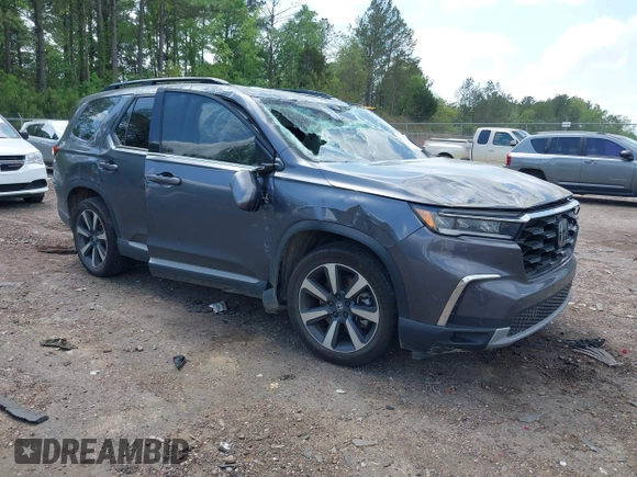 2024 Honda Pilot Touring with VIN 5FNYG2H7XRB014420, listed as a IAAI auction lot 41919635 with Not provided miles and . Bid and sale history available at DreamBid. Image 1.