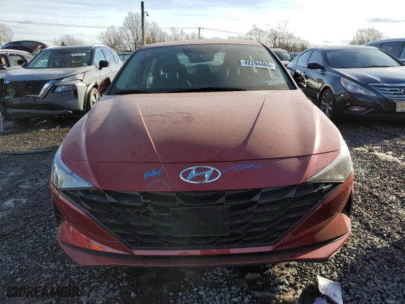 2023 Hyundai Elantra SE with VIN KMHLL4AG8PU454129, listed as a Copart auction lot 42294465 with 12,701 mi miles and Salvage Title. Bid and sale history available at carsss.com. Image 5.