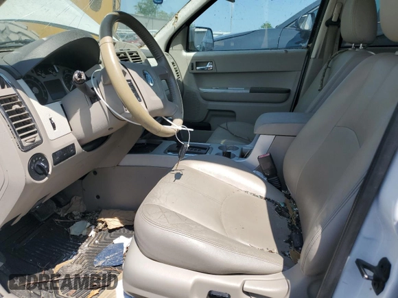 2008 Mercury Mariner with VIN 4M2CU81158KJ13802, listed as a Copart auction lot 57981485 with 109,225 mi miles and Salvage title. Bid and sale history available at DreamBid. Image 7.