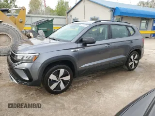 2024 Volkswagen Taos S с VIN 3VV8X7B20RM044324, выставлен на аукционе Copart как лот 53838845 с пробегом 53 217 миль миль и Чистый • Clean title. История ставок и продаж доступна на DreamBid. Изображение 1.