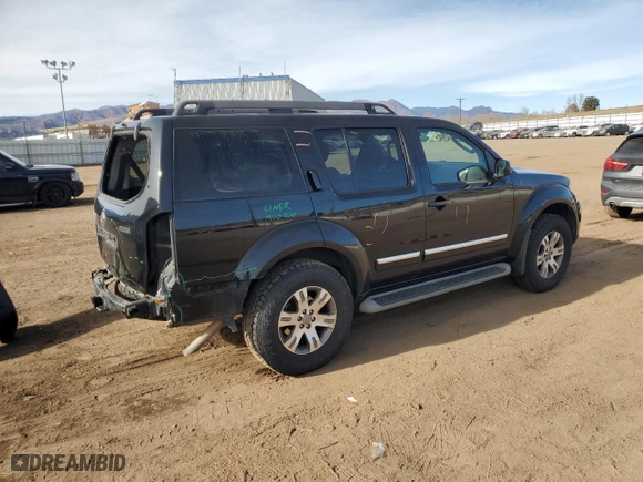 2011 Nissan Pathfinder LE with VIN 5N1AR1NBXBC607207, listed as a Copart auction lot 85751424 with 152,281 mi miles and Salvage Title. Bid and sale history available at carsss.com. Image 3.
