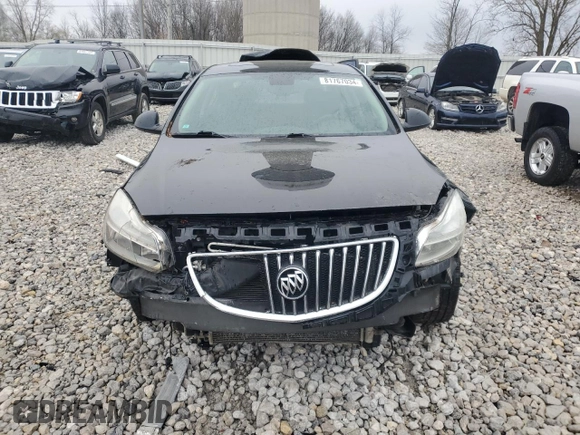 2011 Buick Regal CXL RL2 with VIN 2G4GP5EC1B9177848, listed as a Copart auction lot 81767034 with Not provided miles and Clean title. Bid and sale history available at DreamBid. Image 5.