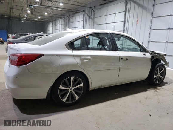 2017 Subaru Legacy Limited with VIN 4S3BNEN62H3014402, listed as a Copart auction lot 87158744 with 78,828 mi miles and Salvage Title. Bid and sale history available at carsss.com. Image 3.