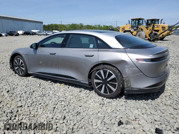 2023 Lucid Air Grand Touring z VIN 50EA1GBA9PA003155, wystawiony jako Copart lot #55441165 z przebiegiem 6 078 mil mil oraz Szkoda całkowita • Salvage title. Historia ofert i sprzedaży dostępna na DreamBid. Obrazek 2.