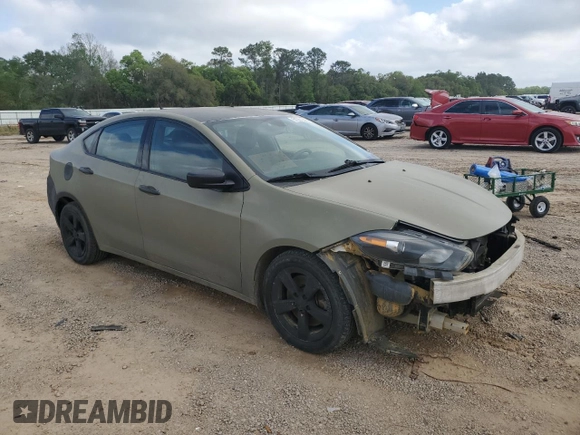 2015 Dodge Dart SXT with VIN 1C3CDFBB1FD315513, listed as a Copart auction lot 51361295 with 107,758 mi miles and Salvage Title. Bid and sale history available at DreamBid. Image 4.