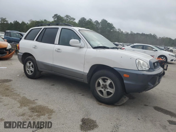 2003 Hyundai Santa Fe GLS with VIN KM8SC13D53U438588, listed as a Copart auction lot 51182585 with 140,507 mi miles and Salvage Title. Bid and sale history available at carsss.com. Image 4.