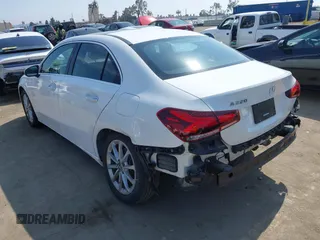 2021 Mercedes-Benz A 220 with VIN W1K3G4EB7MJ267474, listed as a IAAI auction lot 42172963 with 33,086 mi miles and . Bid and sale history available at DreamBid. Image 3.