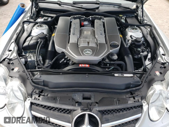 2005 Mercedes-Benz SL 55 AMG with VIN WDBSK74F85F101459, listed as a Copart auction lot 75136414 with 56,809 mi miles and Non repairable. Bid and sale history available at DreamBid. Image 11.