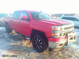 2014 Chevrolet Silverado 1500 LT with VIN 3GCUKREC0EG106440, listed as a IAAI auction lot 41635561 with 180,101 mi miles. Bid and sale history available at carsss.com. Image 1.
