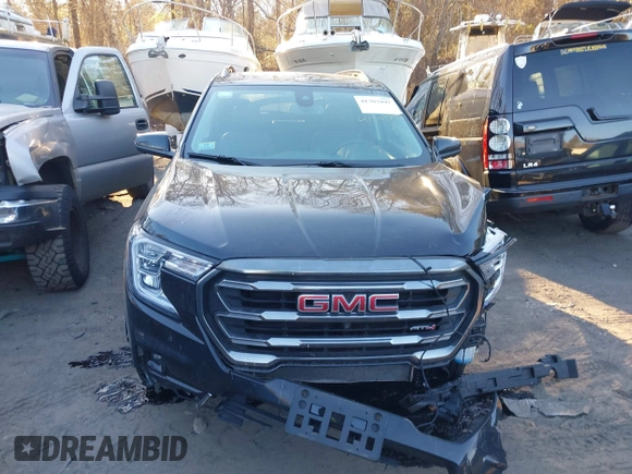 2022 GMC Terrain AT4 with VIN 3GKALYEVXNL312081, listed as a IAAI auction lot 41307897 with 45,555 mi miles. Bid and sale history available at carsss.com. Image 12.