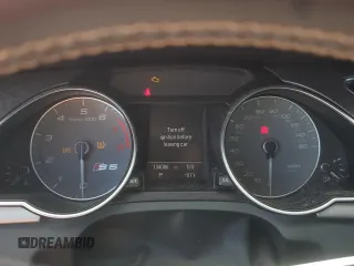 2013 Audi S5 Prestige z VIN WAUVGAFRXDA032318, wystawiony jako Copart lot #50405285 z przebiegiem 134 086 mil mil oraz Szkoda całkowita • Salvage title. Historia ofert i sprzedaży dostępna na DreamBid. Obrazek 9.