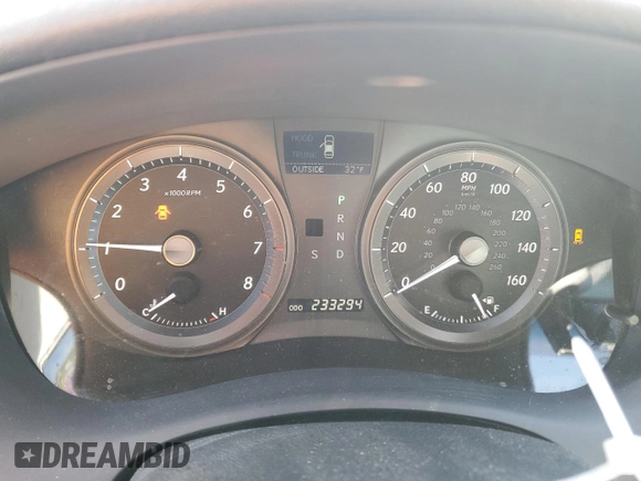 2007 Lexus ES 330 with VIN JTHBJ46G272145555, listed as a Copart auction lot 47343265 with 233,294 mi miles and Salvage Title. Bid and sale history available at DreamBid. Image 9.