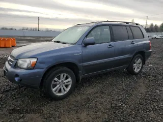 2007 Toyota Highlander Hybrid w/3rd Row with VIN JTEEW21A870044230, listed as a Copart auction lot 45950995 with 247,610 mi miles and Salvage Title. Bid and sale history available at carsss.com. Image 1.