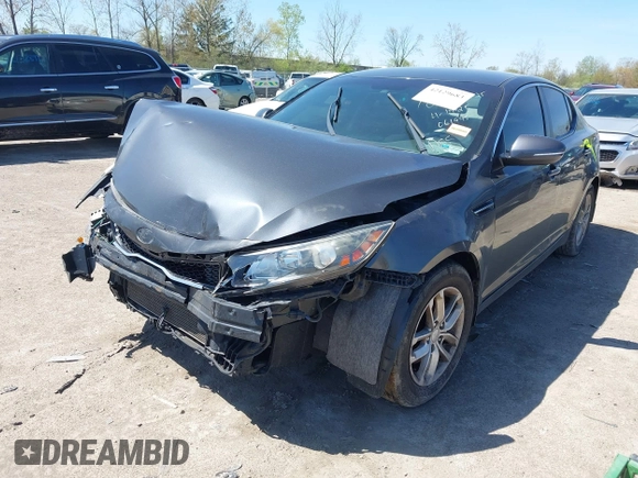 2011 Kia Optima LX with VIN KNAGM4A71B5061995, listed as a IAAI auction lot 42129683 with 207,110 mi miles and . Bid and sale history available at carsss.com. Image 18.
