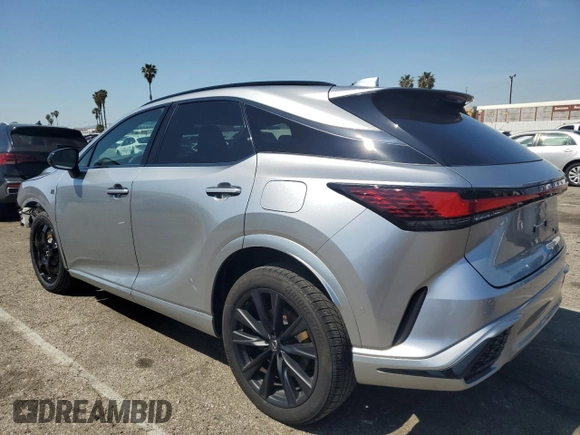 2023 Lexus RX 500h F Sport Performance с VIN 2T2BCMEAXPC010507, выставлен на аукционе Copart как лот 50205425 с пробегом 10 075 миль миль и Списание • Salvage title. История ставок и продаж доступна на DreamBid. Изображение 2.
