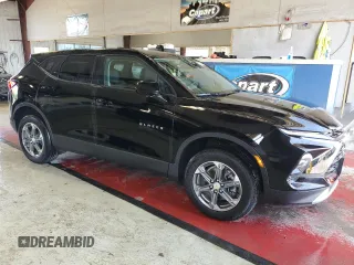2024 Chevrolet Blazer LT with VIN 3GNKBCR47RS165146, listed as a Copart auction lot 83355854 with 21,558 mi miles and Salvage title. Bid and sale history available at DreamBid. Image 4.