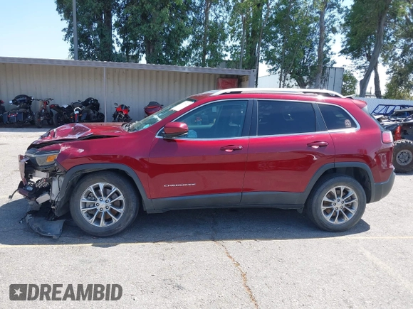 2019 Jeep Cherokee Latitude Plus with VIN 1C4PJMLB0KD231587, listed as a IAAI auction lot 42015017 with 116,463 mi miles and . Bid and sale history available at DreamBid. Image 14.