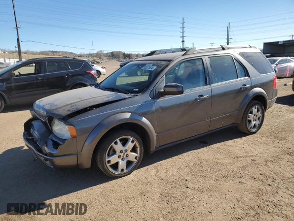 2005 Ford Freestyle Limited with VIN 1FMDK06165GA80393, listed as a Copart auction lot 83231824 with 163,667 mi miles and Salvage Title. Bid and sale history available at carsss.com. Image 1.