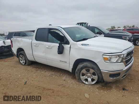2022 Ram 1500 Big Horn z VIN 1C6RREBG7NN273085, wystawiony jako Copart lot #45925725 z przebiegiem 55 135 mil mil oraz Czysty tytuł • Clean title. Historia ofert i sprzedaży dostępna na DreamBid. Obrazek 4.
