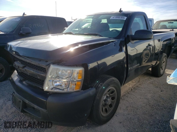 2008 Chevrolet Silverado 1500 Work Truck with VIN 1GCEC14X58Z327429, listed as a Copart auction lot 41998305 with 95,545 mi miles and Salvage Title. Bid and sale history available at carsss.com. Image 1.