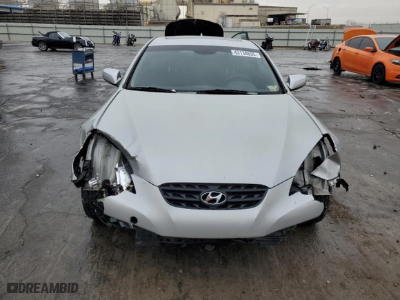 2010 Hyundai Genesis Coupe Premium with VIN KMHHT6KD1AU005307, listed as a Copart auction lot 43138695 with 150,061 mi miles and Salvage Title. Bid and sale history available at carsss.com. Image 5.