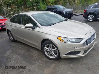 2018 Ford Fusion SE with VIN 3FA6P0HD3JR216560, listed as a IAAI auction lot 41993757 with 89,239 mi miles. Bid and sale history available at carsss.com. Image 1.