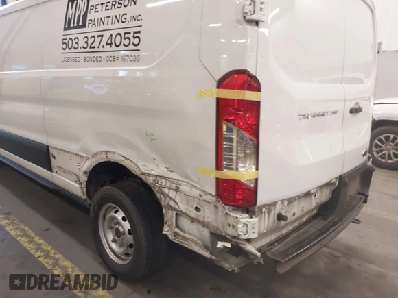 2020 Ford Transit Cargo with VIN 1FTBR1Y81LKA74678, listed as a IAAI auction lot 41173381 with 39,137 mi miles and . Bid and sale history available at DreamBid. Image 19.