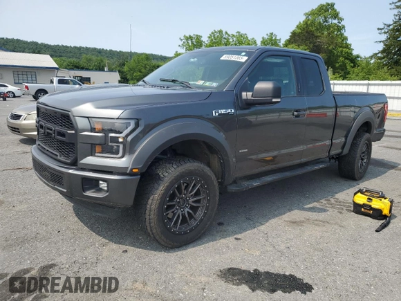 2017 Ford F-150 XL with VIN 1FTFX1EG1HFB03745, listed as a Copart auction lot 59051365 with 99,111 mi miles and Salvage title. Bid and sale history available at DreamBid. Image 1.