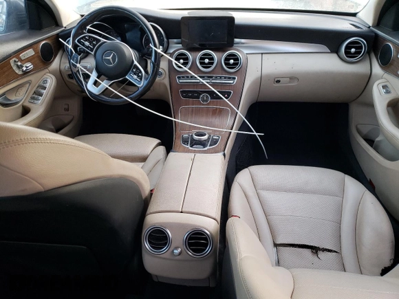 2019 Mercedes-Benz C 300 with VIN WDDWF8EB4KR483269, listed as a Copart auction lot 43979555 with Not Provided miles and Clean Title. Bid and sale history available at carsss.com. Image 8.