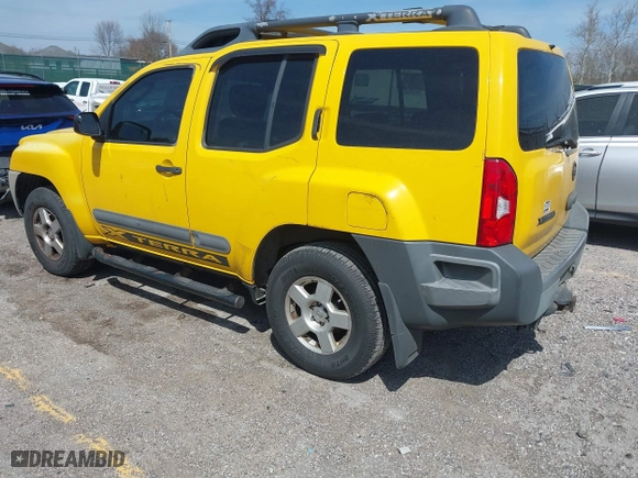 2005 Nissan Xterra S with VIN 5N1AN08W95C614299, listed as a IAAI auction lot 41891801 with 247,772 mi miles. Bid and sale history available at carsss.com. Image 3.
